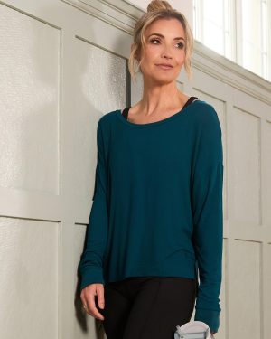 Women's Flow Crew Sweatshirt, Blue