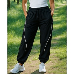 Women's Joggers Sweatpants Running Pants Elastic Waistband Pants / Trousers Sports Outdoor Casual Quick Dry Lightweight Elastic Breathable Tennis Golf Running Regular Fit Sportswear Activewear