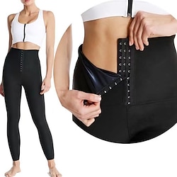 Women's Leggings Cropped Pants Streetwear Casual Ankle-Length High Waist Plain Elastic Waist Breathability Stretchy Vacation Street Daily Wear Silver Blue Fall Regular Fit
