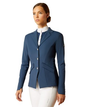 Women's Meridian Show Jacket Long Sleeve in Dark Denim, Size 2, by Ariat