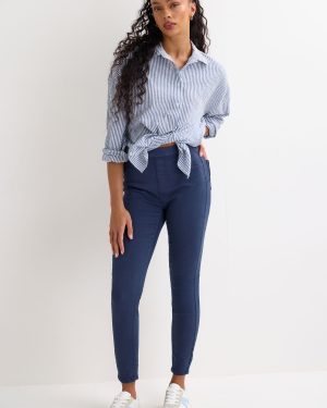 Womens Navy Kate Shaper Jeggings