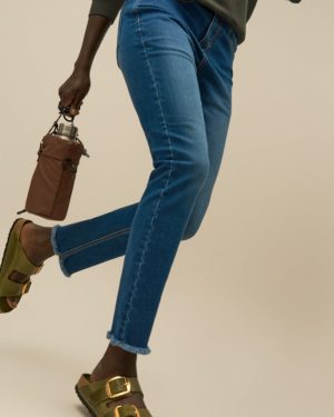 Women's Skinny Cropped Bamboo Jeans - 27