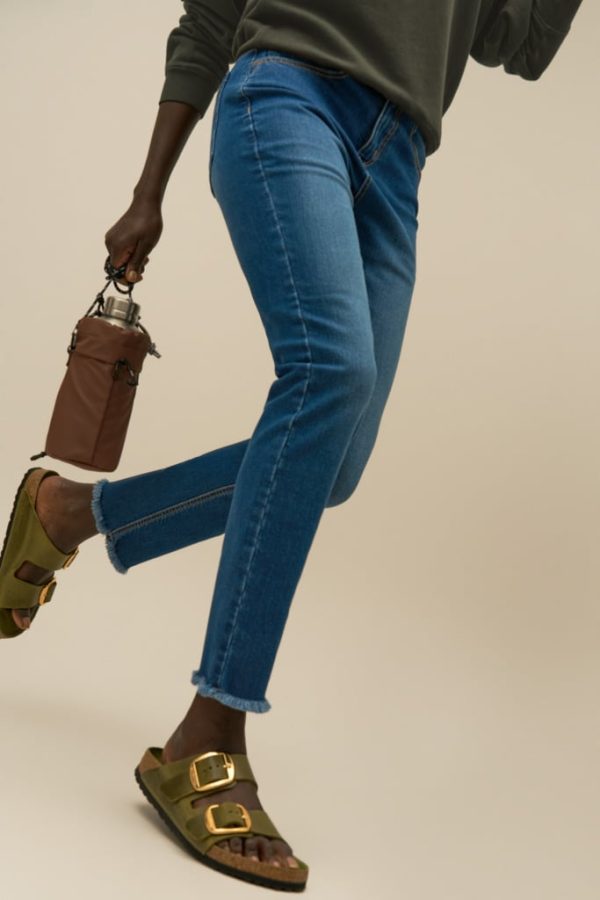 Women's Skinny Cropped Bamboo Jeans - 27