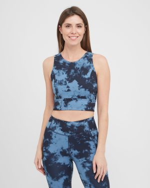 Women's Vantage Crop Top, Blue