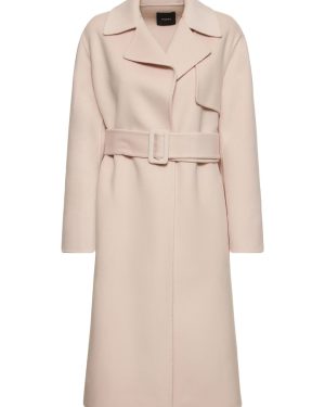 Wrap Wool Cashmere Trench Coat