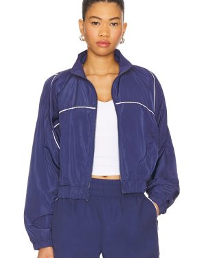 YEAR OF OURS Tennis Windbreaker in Navy. Size M, S, XL.