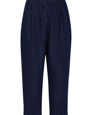 Ymc Market Cropped Denim Trousers - Indigo - M (UK12 / M)
