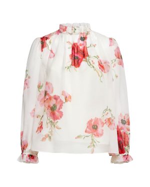 ZIMMERMANN | Lightburst print cotton-blend blouse | Women | 1