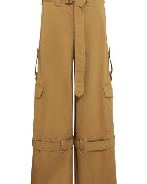 Zimmermann - Illuminate Cotton Cargo Pants - Tan - 2 - Moda Operandi