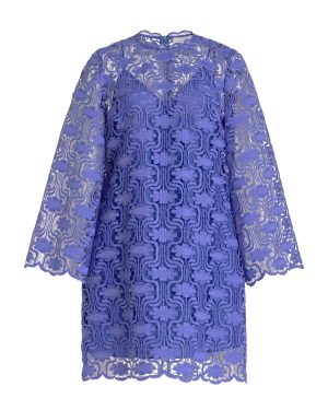 Zimmermann - Maxine Lace Tunic Dress - Blue - 0P - Moda Operandi