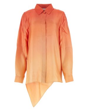 Zimmermann Two-tone Silk Tranquillity Shirt
