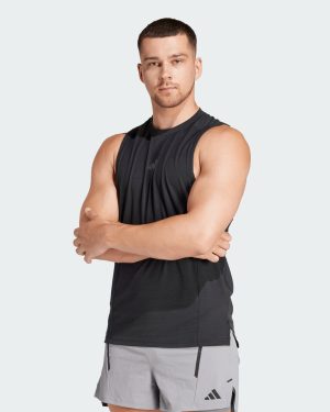 adidas Designed for Training Workout Tank Top - Black