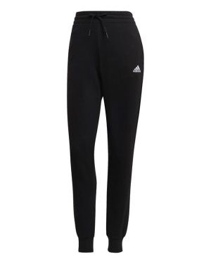 adidas Essentials French Terry Logo Joggers Womens - Black