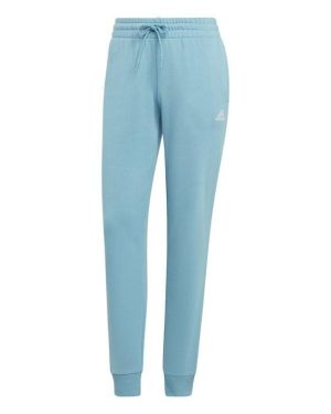 adidas Essentials Linear French Terry Cuffed Joggers Womens - Blue