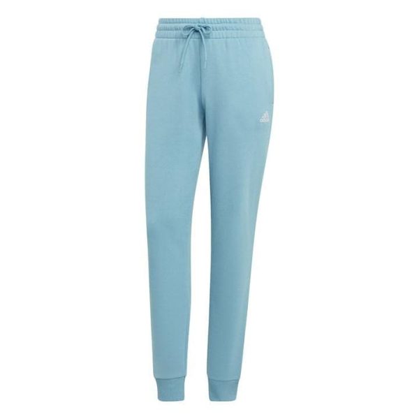 adidas Essentials Linear French Terry Cuffed Joggers Womens - Blue