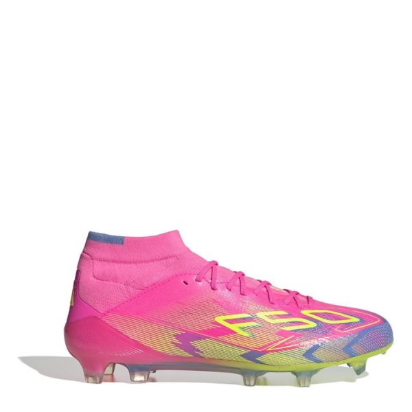adidas F50 Elite Mid-Cut Firm Ground Football Boots Womens - Pink