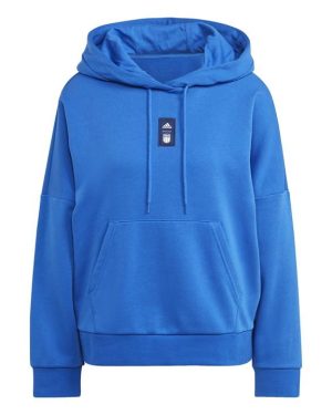adidas Italy Hoodie Womens Hoody - Blue