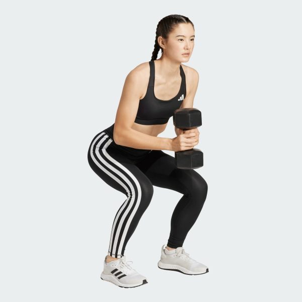adidas Optime Essentails 3-Stripes 7/8 Leggings - Black