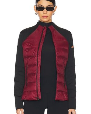 adidas by Stella McCartney Tn Ml Jacket in Burgundy. Size XS.