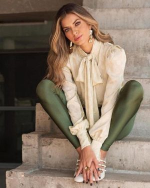 (army green, S) Casual Skinny Pants Fashion Women Stretchy Leggings Sport Sweatpants Colorful Glossy Trousers Women Thin Elastic Joggers 25551