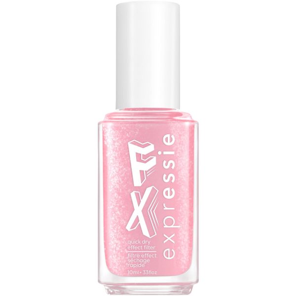 essie Expressie FX QuickDry Vegan Nail Polish Pink Chromatic Top Coat Faux Real 033 fl oz