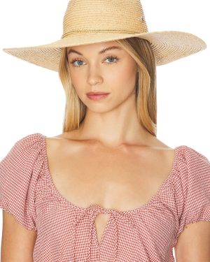 florabella Scottie Fedora Hat in Beige.