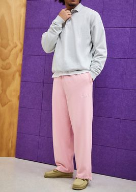 iets frans. Baby Pink Harri Baggy Joggers - Pink M at Urban Outfitters