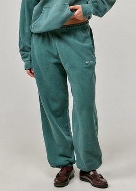 iets frans. Dusty Green Cuffed Joggers - Green smoke XS at Urban Outfitters