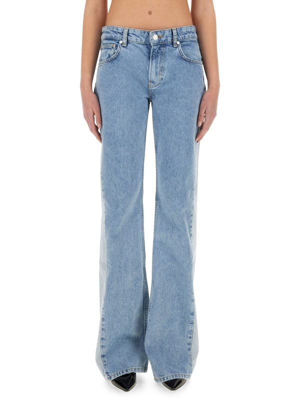 moschino jeans two-tone denim jeans