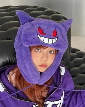 (purple, Onesize) Ushanka Purple Winter Trapper Women's Ski Hat Real She