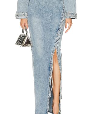 retrofete Zahila Skirt in Alani - Denim-Light. Size 28 (also in ).