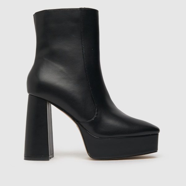 schuh Bloom Platform Boots in Black