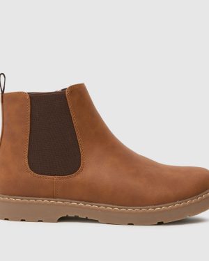 schuh Tan Coolest Chelsea Youth Boots