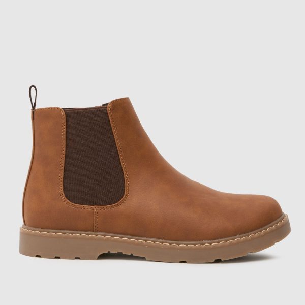 schuh Tan Coolest Chelsea Youth Boots