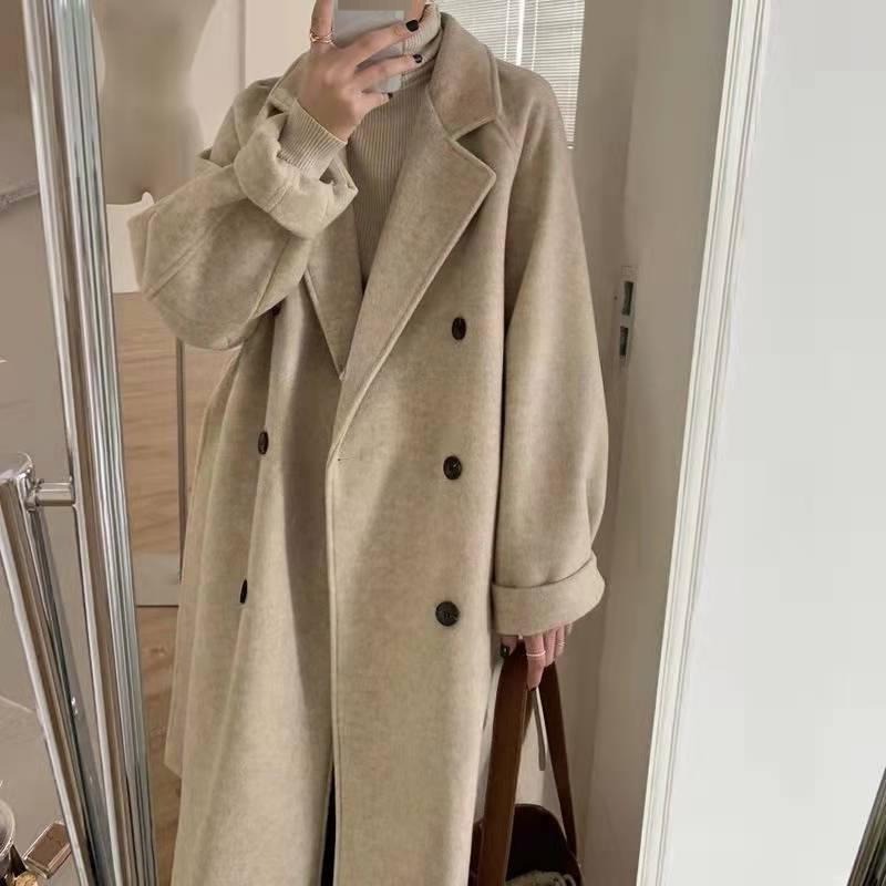 Oversized Midi Trench Coats for Relaxed Silhouettes