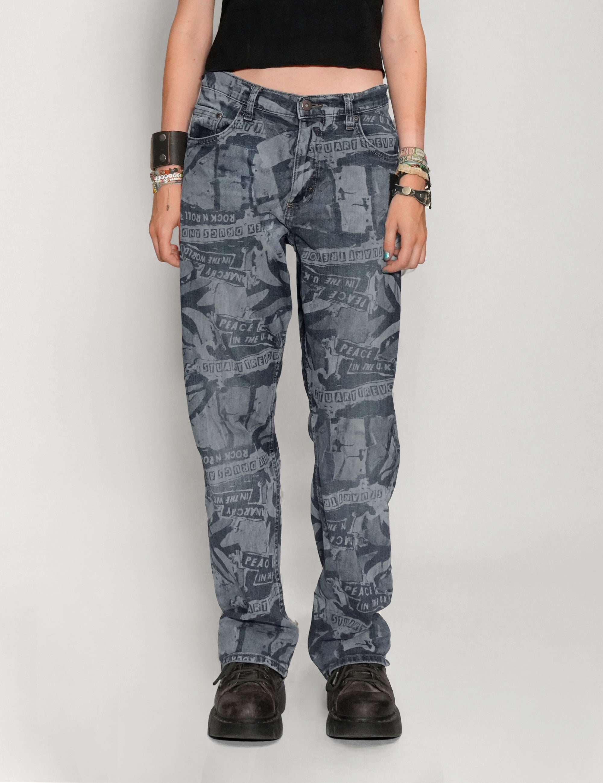 Dark Wash Wide Leg Jeans in Deep Indigo