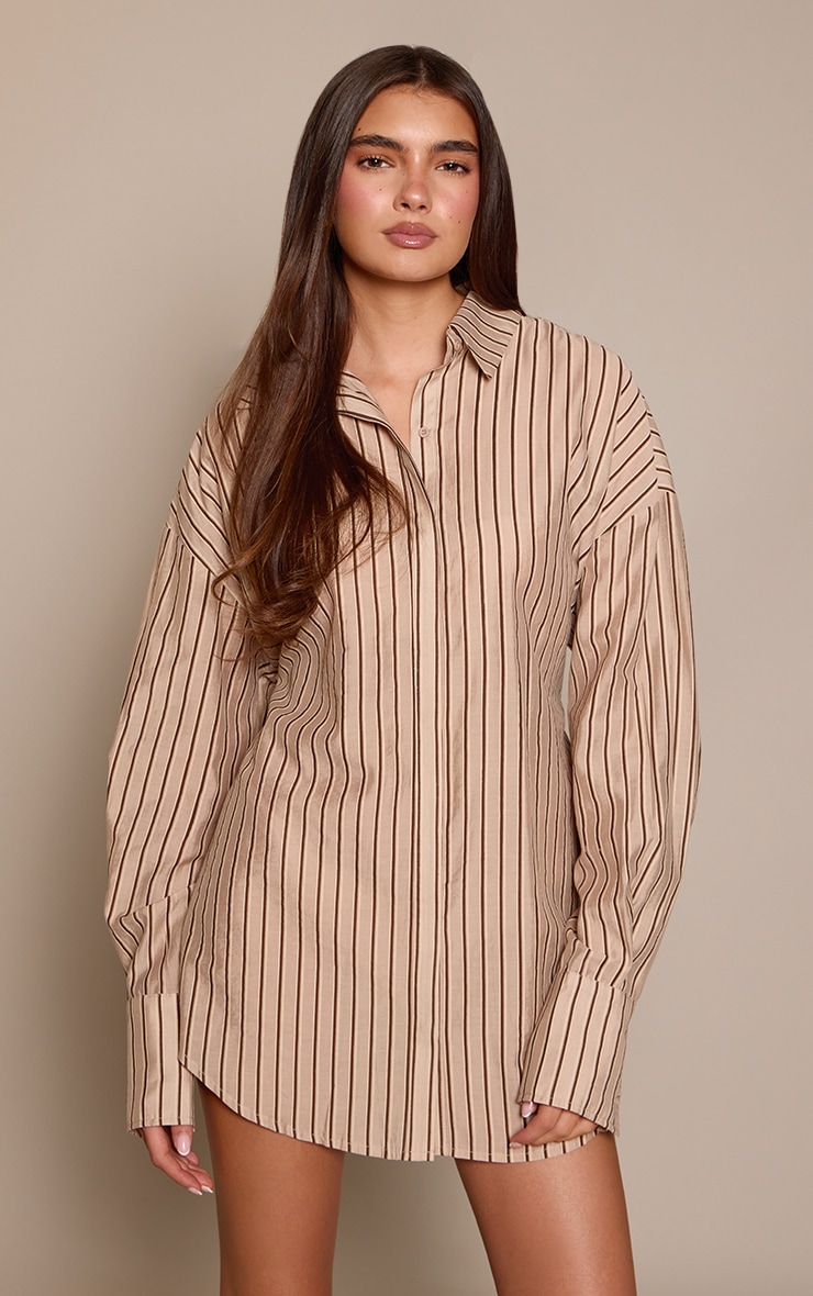 Striped Blue Dresses in Mixed Widths