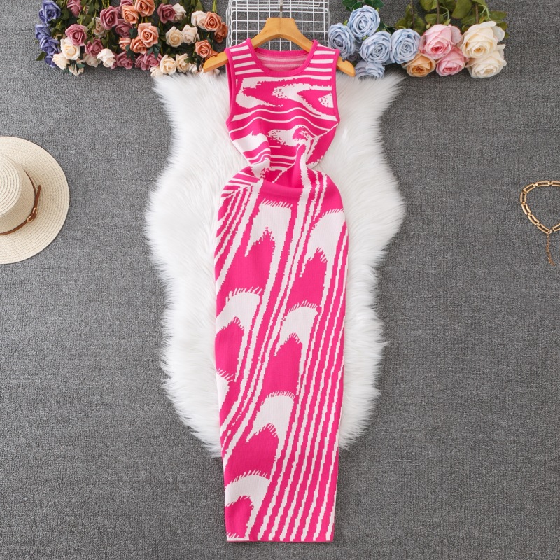 Striped Linen Midi Dresses