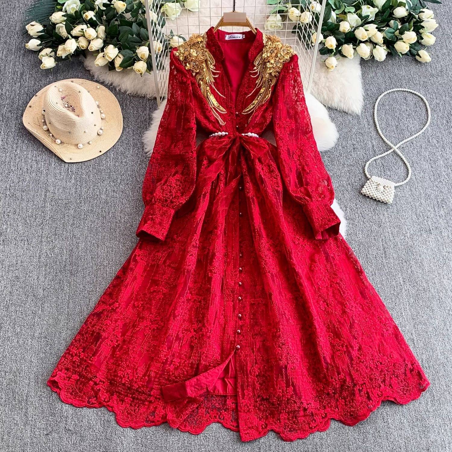 Small-Scale Floral Fit and Flare Dresses for Everyday