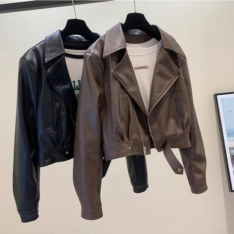 Oversized Leather Biker Jackets