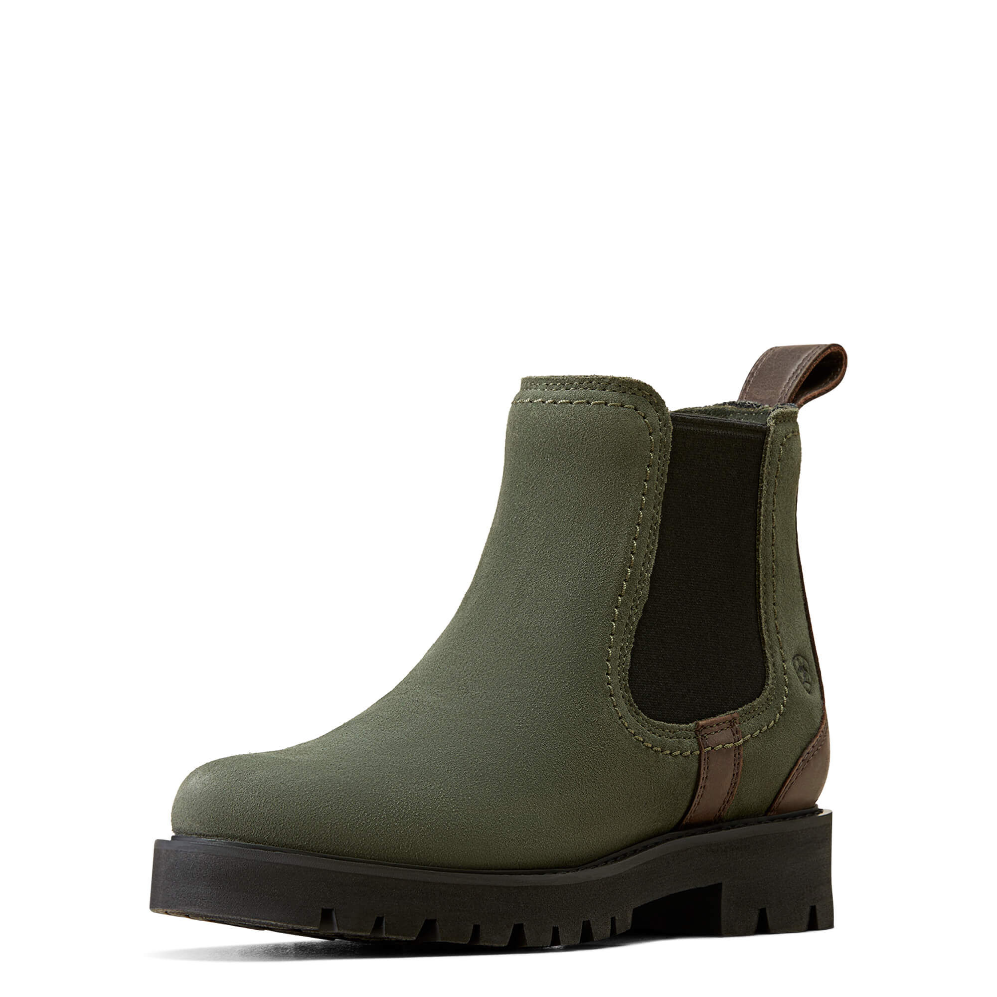 Women's Wexford Lug Waterproof Chelsea Boots in Forest Night, B Medium Width, Size ., by Ariat