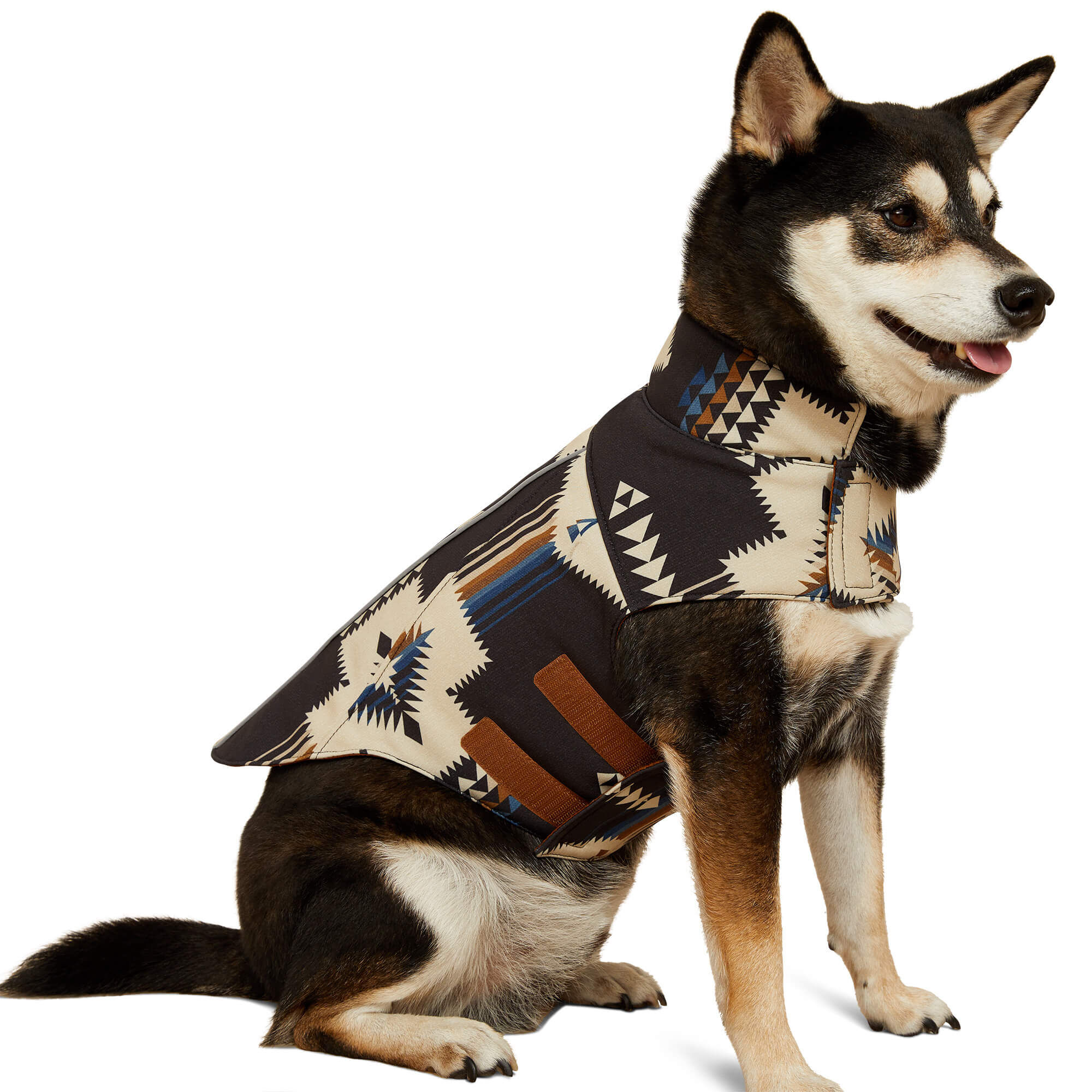 Team Softshell Dog Jacket in Thornstone Print, Size X-Large, by Ariat