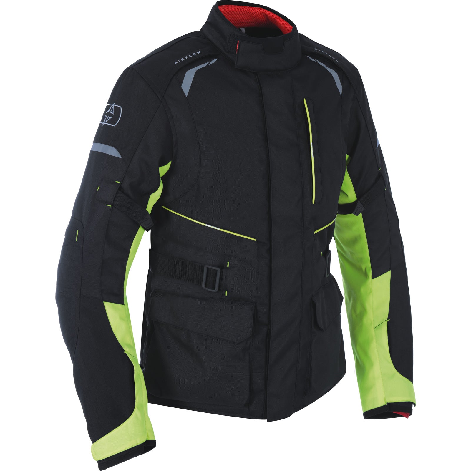 Oxford Metro . Motorcycle Jacket - Black Fluo " | | "