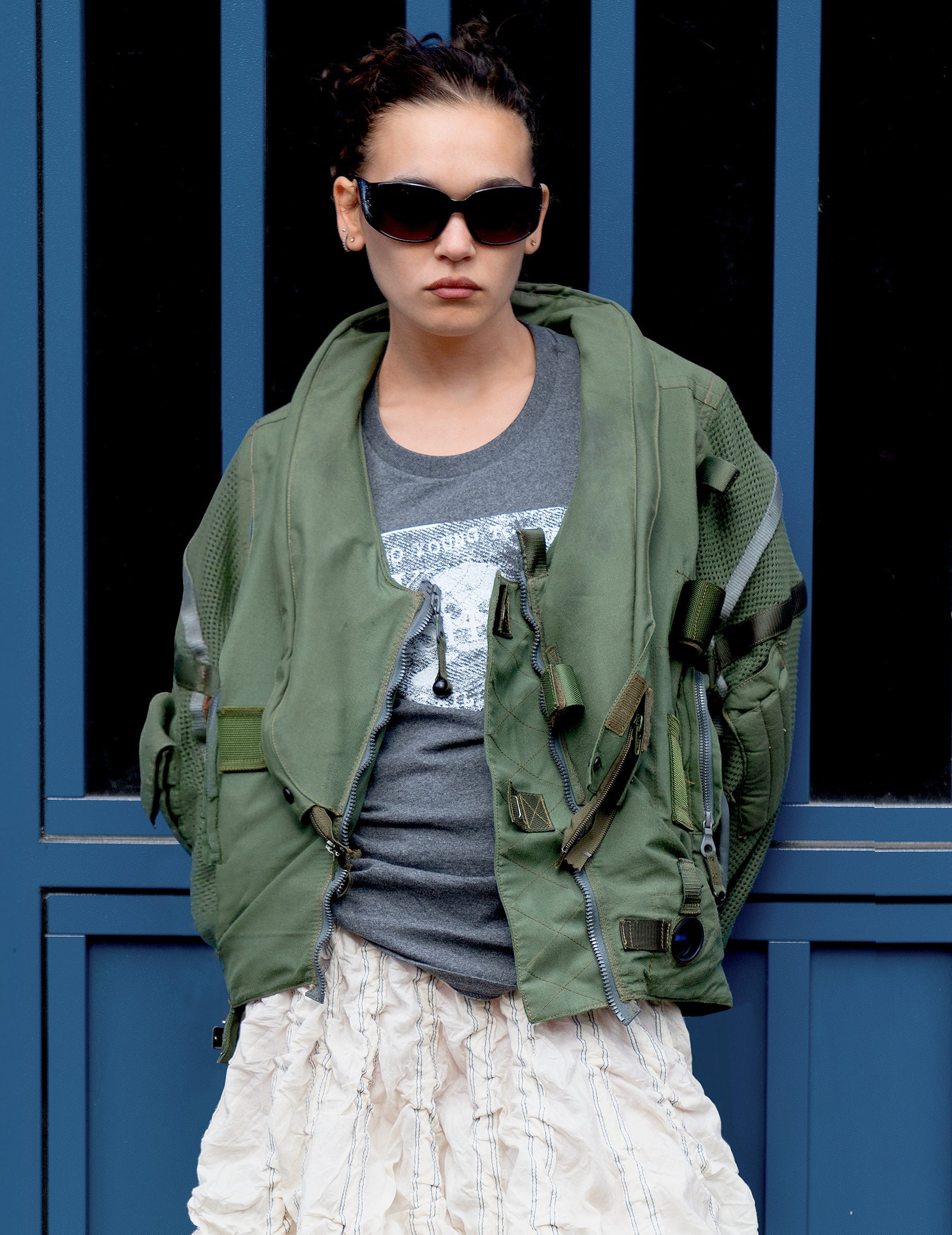 Hurricane RAF Flight Jacket in Khaki - L With Logo