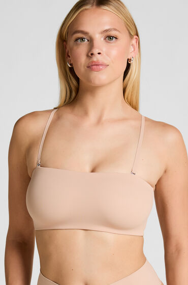 Hunkemöller Smooth Bandeau Bralette Beige