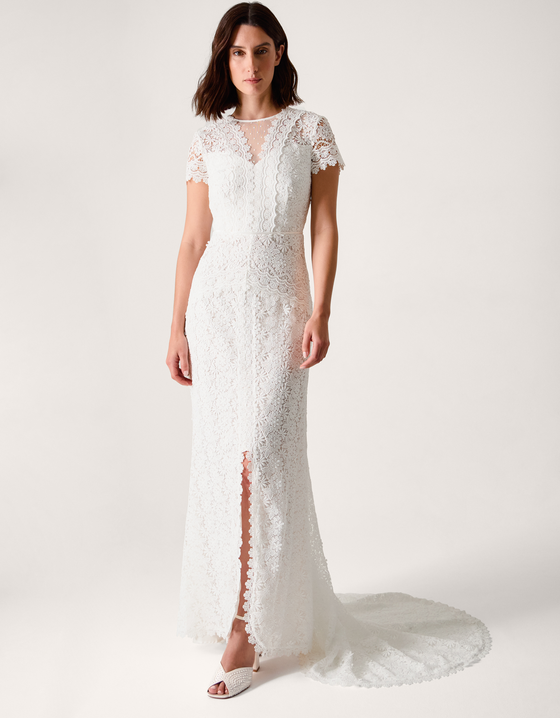 Sienna Lace Maxi Wedding Dress Ivory