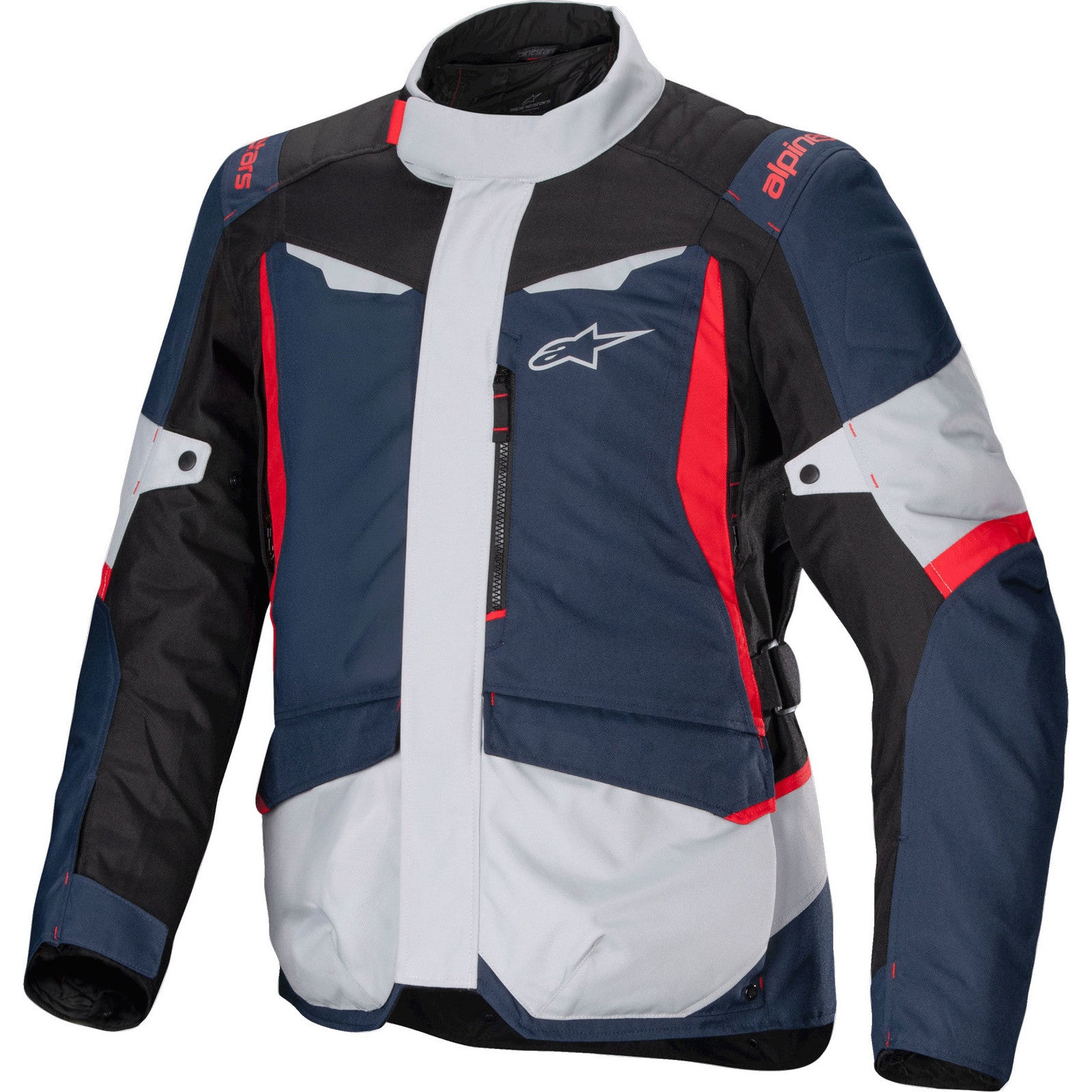 Alpinestars S WP Motorcycle Jacket - Dark Blue Black Bright Red - -" |