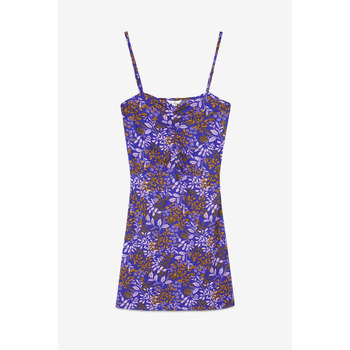 Enorsia Cami Mini Dress with Ruched Front women's Dress in Blue