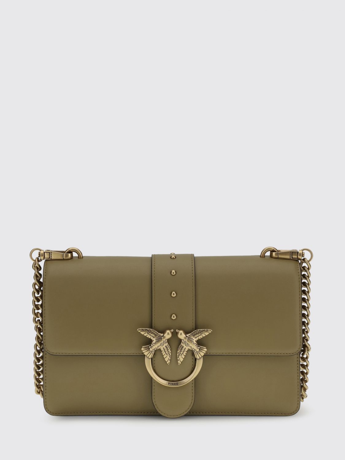 PINKO Crossbody Bag Woman color Forest Green