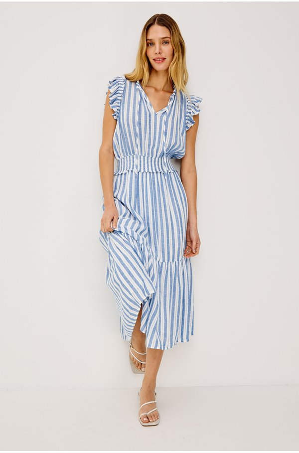 Rails - Garden Dress in Atlantic Stripe